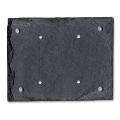 Ardoise en schiste pour support chiffre 15 x 18.5 cm