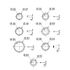 Assortiment de joints pour siphon Wirquin