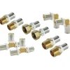 Assortiment raccord droit à sertir tube multicouche Ø16 mm Somatherm for you 10 pièces