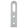 4 attaches-éléments Acier zingué l. 20 x H. 90 mm