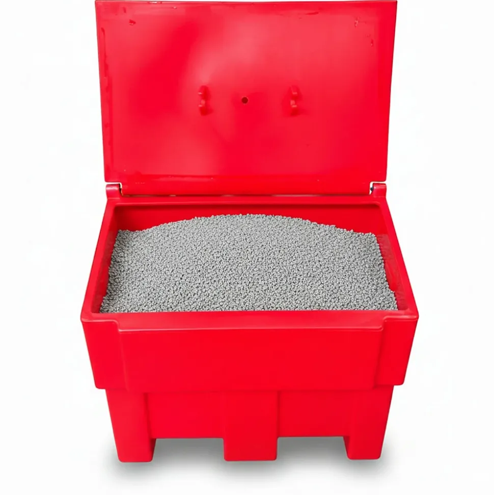 Bac à sable incendie/ à sel de déneigement 300l- lot de 6
