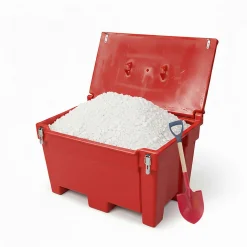 Bac à sable incendie/ à sel de déneigement 50l + pelle