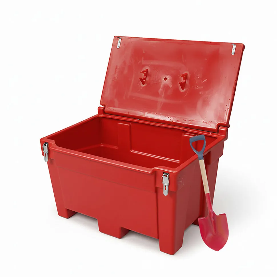 Bac à sable incendie/ à sel de déneigement 50l + pelle