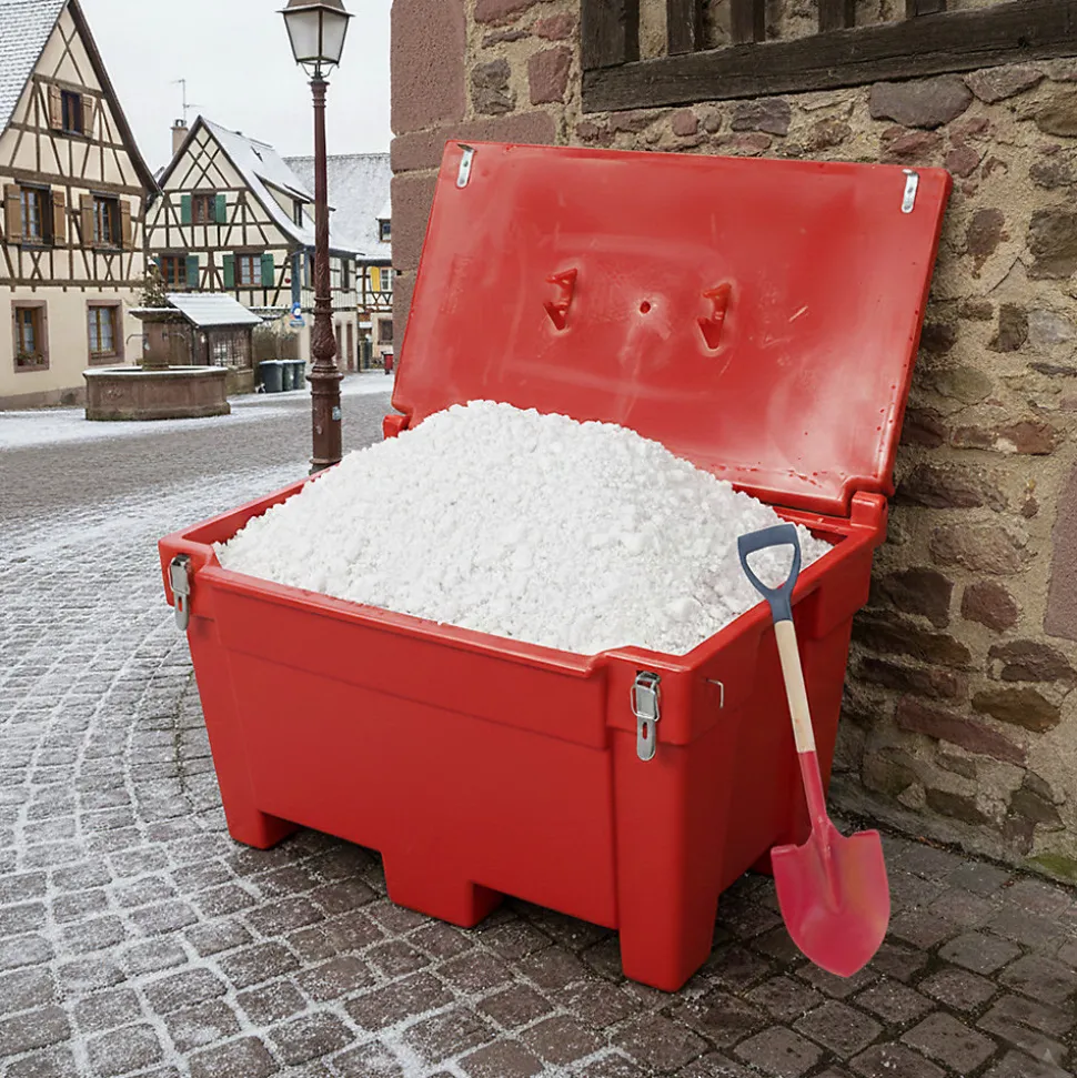 Bac à sable incendie/ à sel de déneigement 50l + pelle
