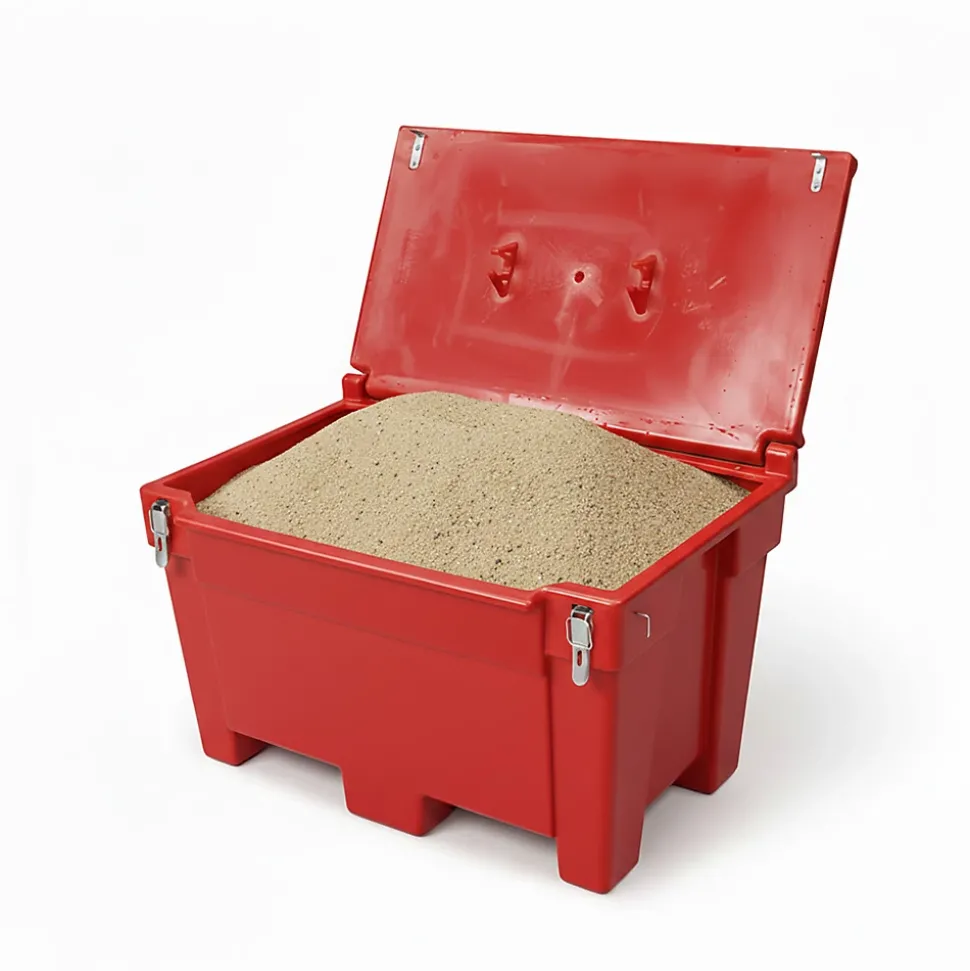Bac à sable incendie/ à sel de déneigement 300l + grenouillères
