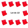 Bac à sable incendie/ à sel de déneigement 50l + pelle- lot de 10