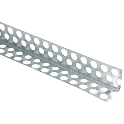 Baguette d’angle intérieur fine couche en acier galvanisé 2 500 x 22 x 22 mm
