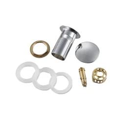 Balneo Bonde clic-clac avec trop-plein avec filtre à déchets, pour lavabo, finition chrome, laiton