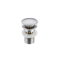 Balneo Bonde clic-clac avec trop-plein avec filtre à déchets, pour lavabo, finition chrome, laiton