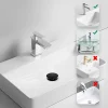 Balneo Bonde clic-clac sans trop-plein, pour lavabo, finition gold, laiton