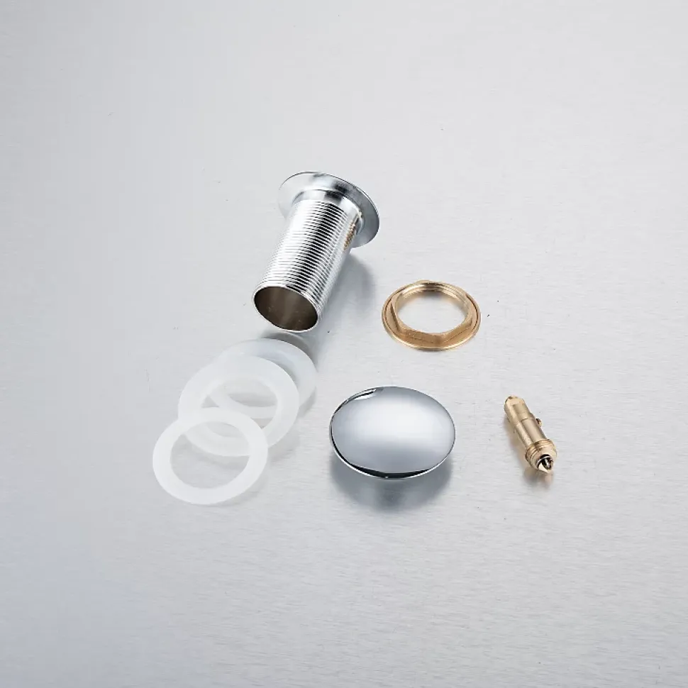 Balneo Bonde clic-clac sans trop-plein, pour lavabo, finition chrome, laiton