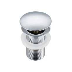 Balneo Bonde clic-clac sans trop-plein, pour lavabo, finition chrome, laiton