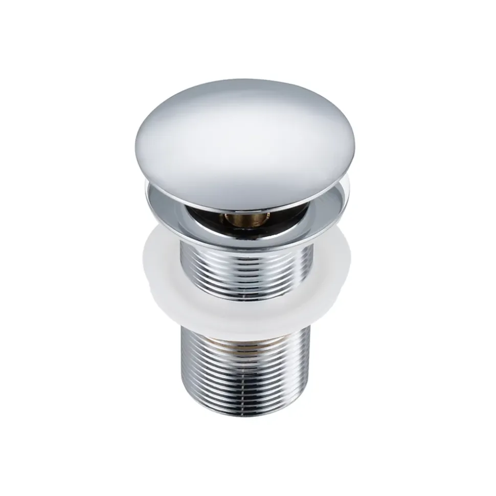 Balneo Bonde clic-clac sans trop-plein, pour lavabo, finition chrome, laiton