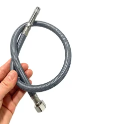 Balneo Flexible de raccordement pour robinet 3/8 x M10 40 cm tuyau PEX gris durable