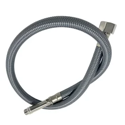 Balneo Flexible de raccordement pour robinet 3/8 x M10 60 cm tuyau PEX gris durable