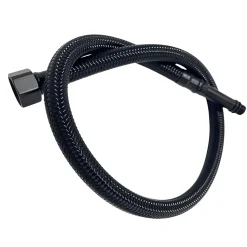 Balneo Flexible de raccordement pour robinet 3/8" x M10 40 cm tuyau PEX noir durable