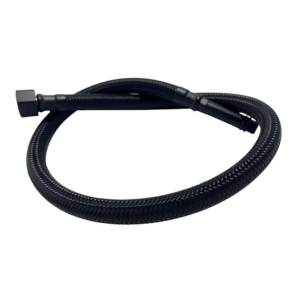 Balneo Flexible de raccordement pour robinet 3/8" x M10 50 cm tuyau PEX noir durable