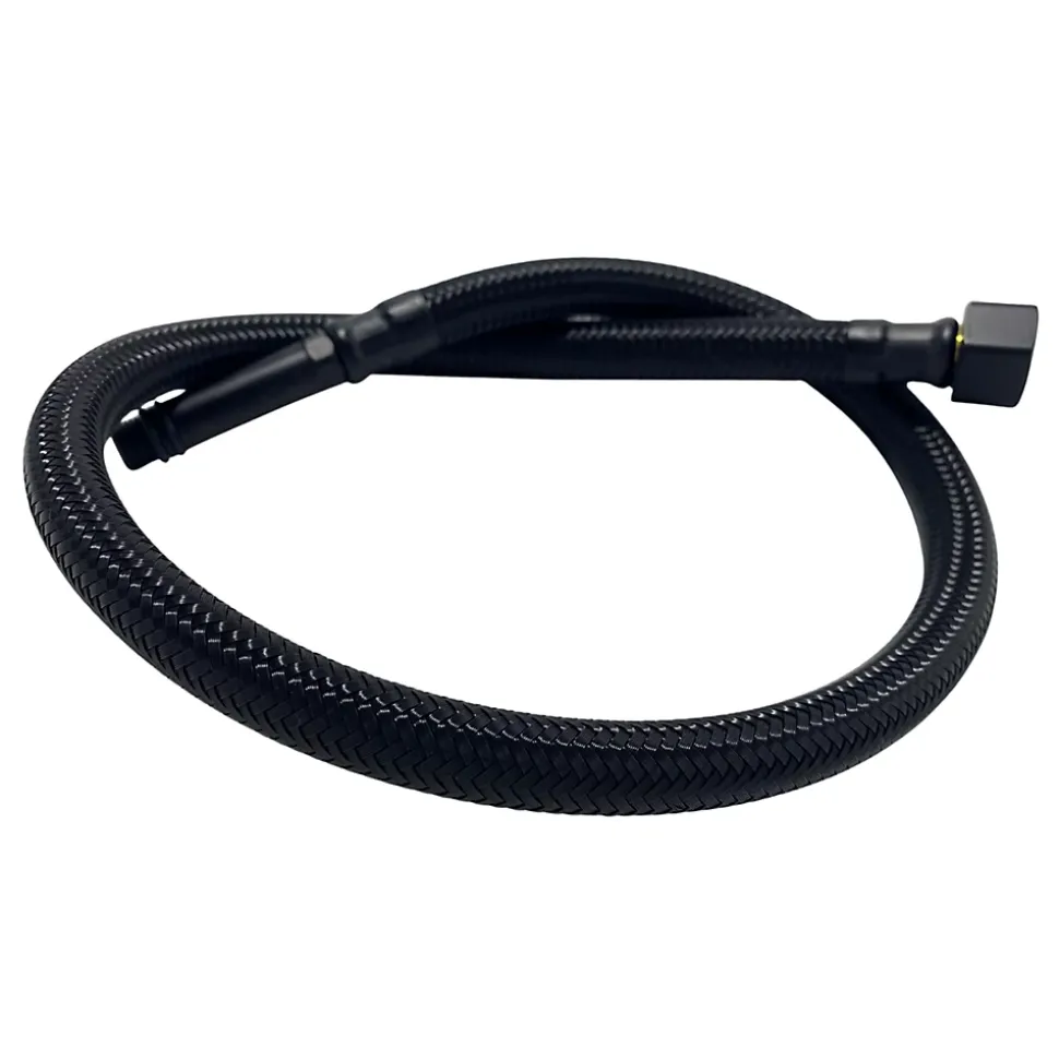 Balneo Flexible de raccordement pour robinet 3/8" x M10 50 cm tuyau PEX noir durable