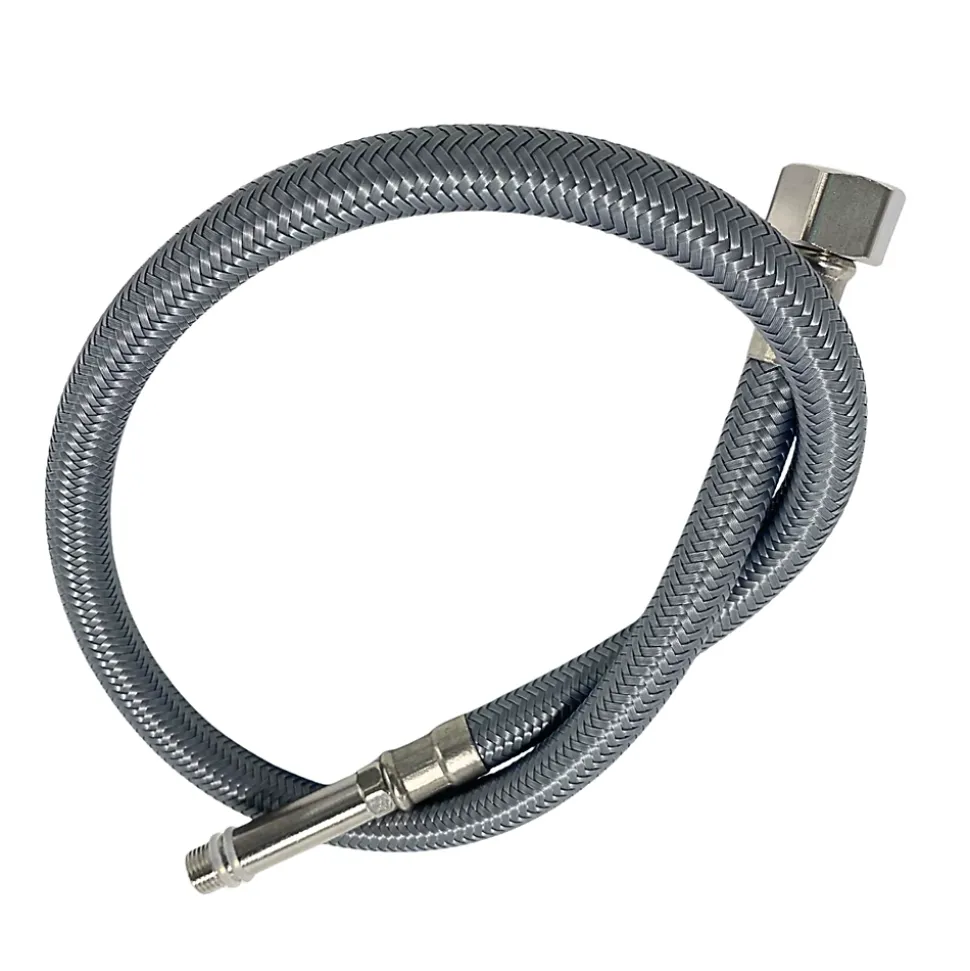 Balneo Flexible de raccordement pour robinet 3/8 x M10 50 cm tuyau PEX gris durable