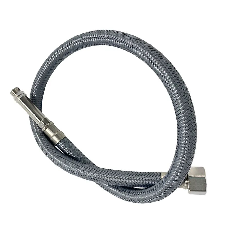 Balneo Flexible de raccordement pour robinet 3/8 x M10 50 cm tuyau PEX gris durable