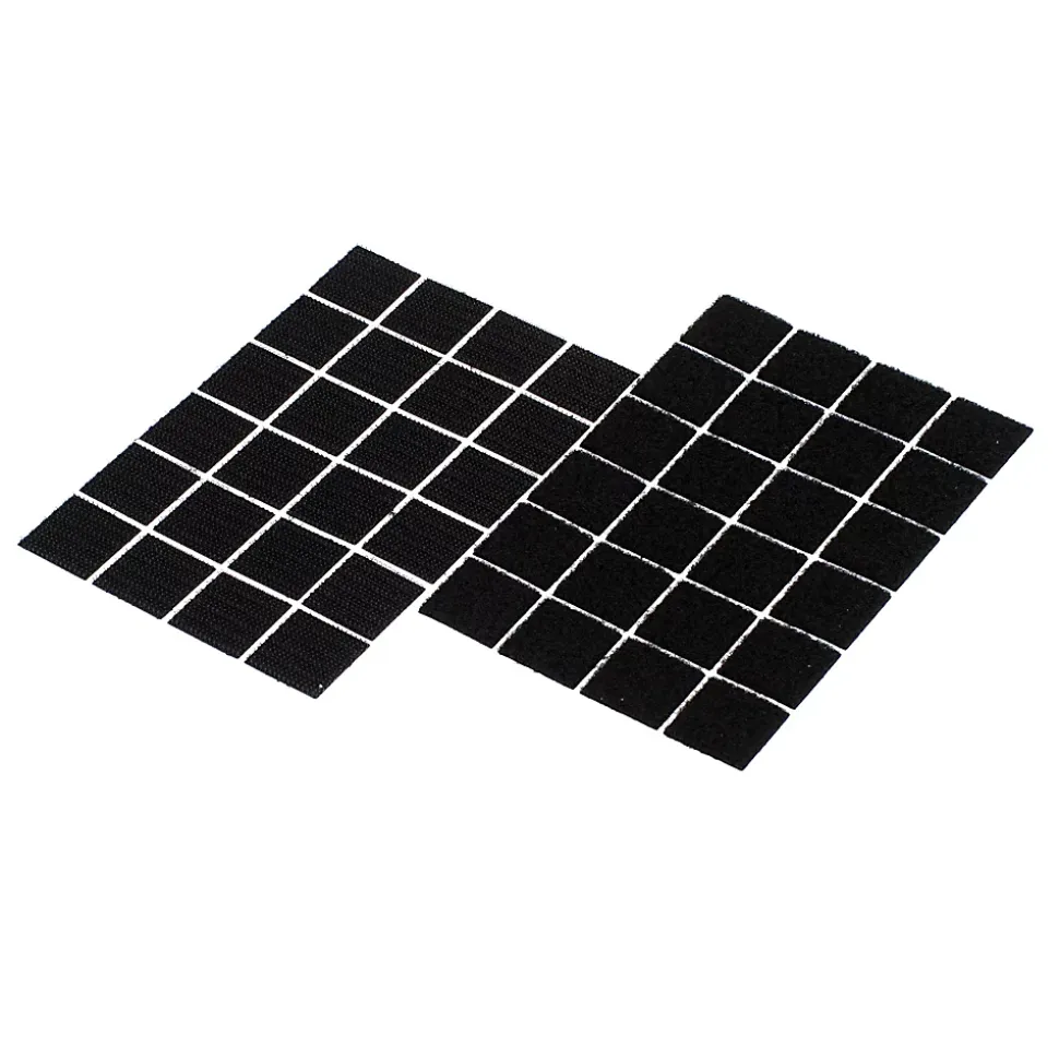 Bande adhésive format carré noir Diall 25 mm - 24 pièces