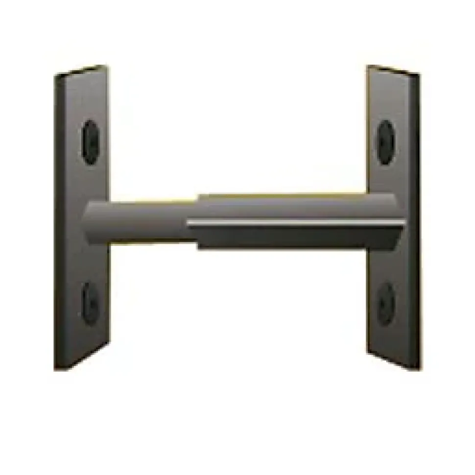 Barreau télescopique de fenêtre, acier noir, Mottez, L.30-55 cm