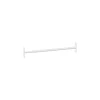 Barreau télescopique de fenêtre, acier blanc, Mottez , L.55 à 103 cm