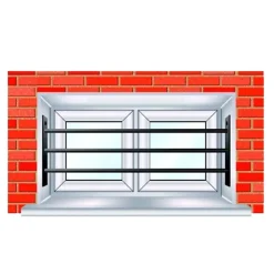 3 barreaux télescopiques pour fenêtre Mottez 99 à 188 cm