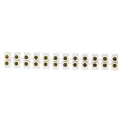 Barrette 12 plots section 6mm² - Blanc - Zenitech