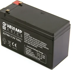 Batterie au plomb rechargeable 12V 7Ah. Connecteurs FASTON
