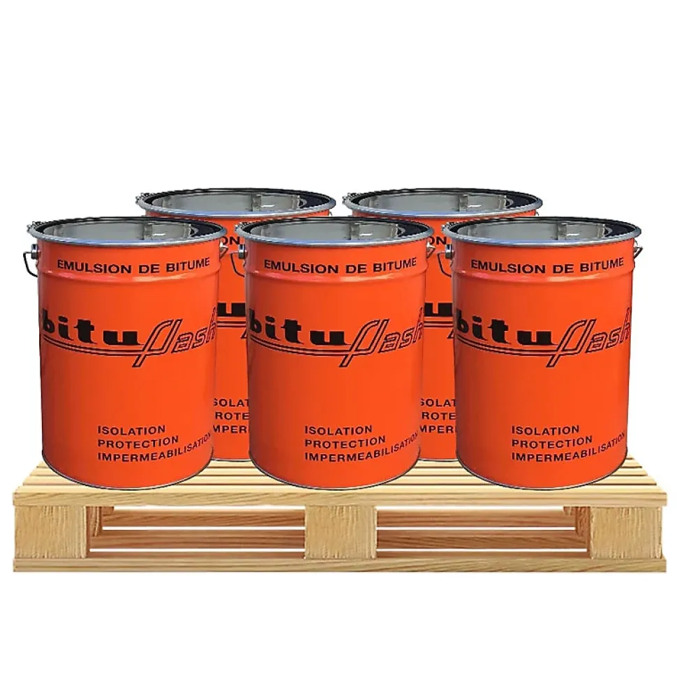 Bitume étanchéité, enduit bitumeux, imperméabilisant maçonnerie, bois, métaux, cuve, bassin, fondation, sol, BITUFLASH - PROCOM-5