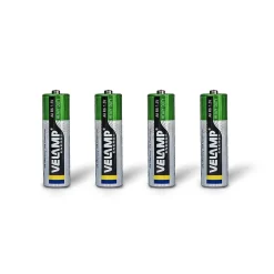 Blister de 4 piles R6 AA saline