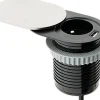 Bloc encastrable compact 1 prise + 1 port USB Otio
