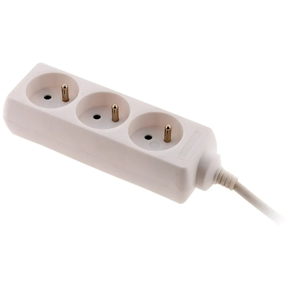 Bloc 3 prises blanc 1m Zenitech