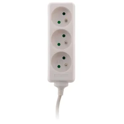 Bloc 3 prises blanc 1m Zenitech