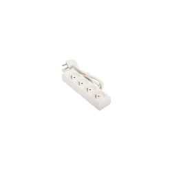 Bloc 4 prises GO/ON 2P+T 4x16A blanc 1 m cable HO5VVF 3x1G1.0