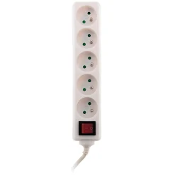 Bloc 5 prises + interrupteur 1m Zenitech
