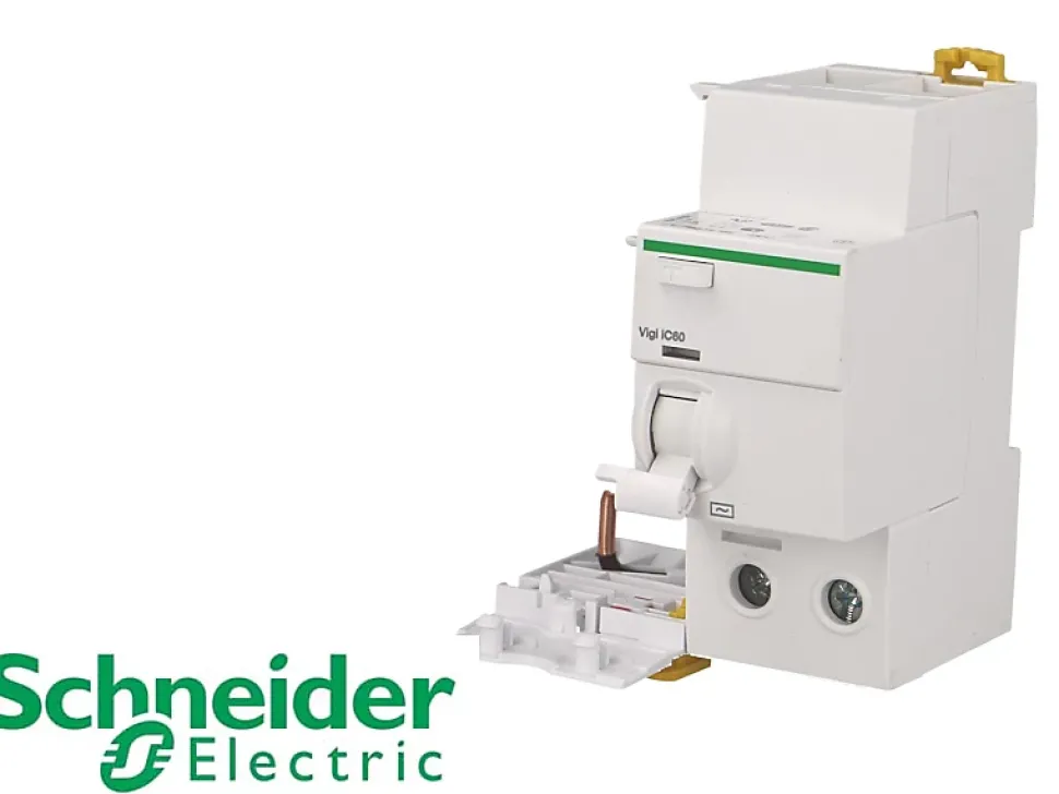 Bloc Vigi modulaire bipolaire Schneider Acti9 Vigi iC60 25A / 30mA type AC