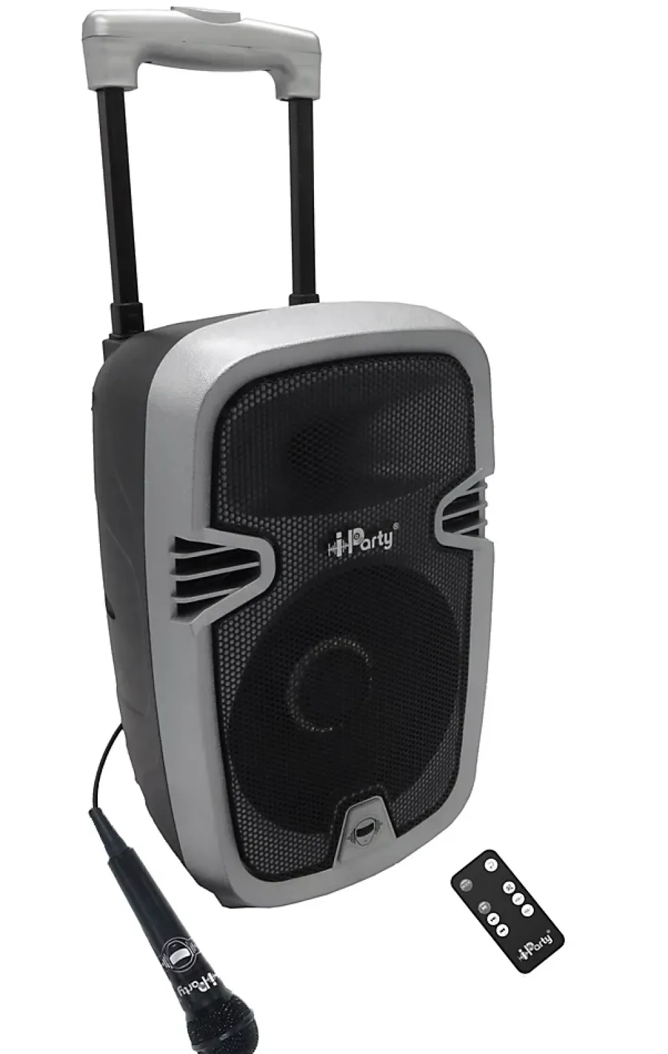 Bluetooth Karaoke avec roulettes, lumières et micro