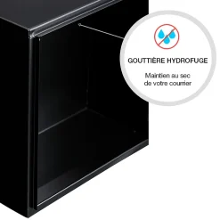 Boite aux lettres Allure Compact noir 9005M