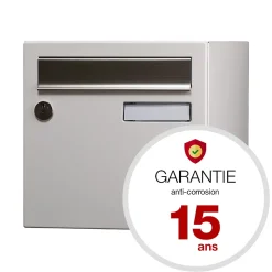 Boite aux lettres Allure 1 porte blanc 9016M