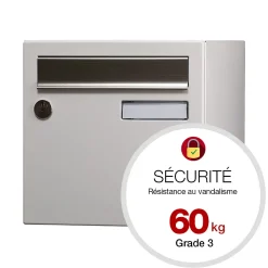 Boite aux lettres Allure 1 porte blanc 9016M