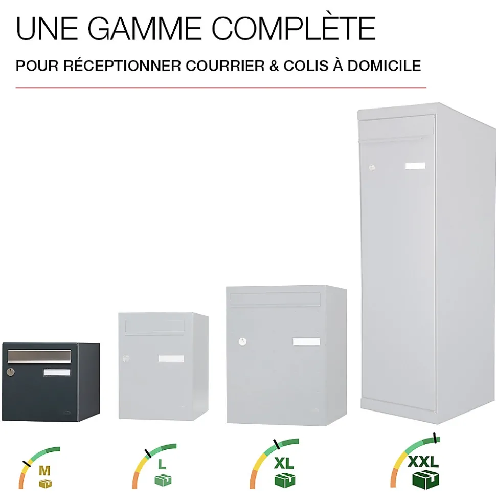 Boite aux lettres Allure 2 portes blanc 9016M