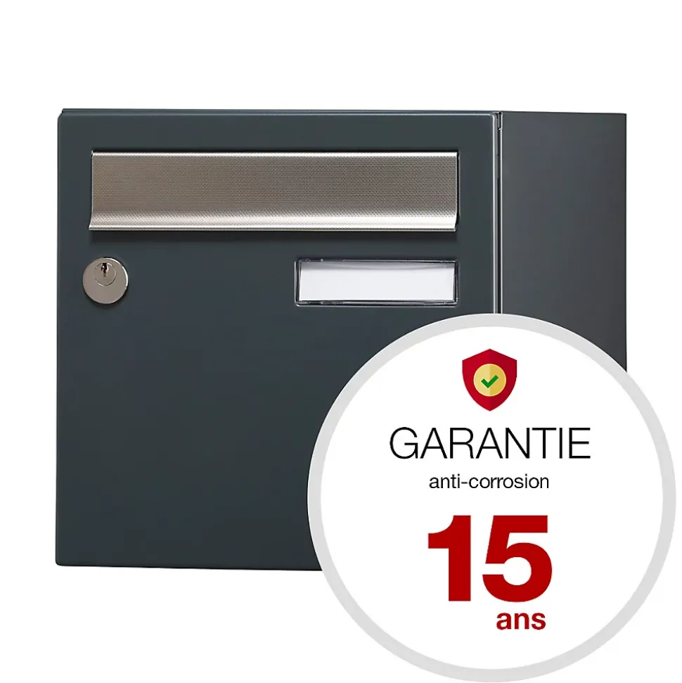 Boite aux lettres Allure 2 portes blanc 9016M