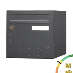Boite aux lettres CubYsm 1 porte Gris anthracite 7016M