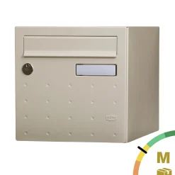 Boite aux lettres CubYsm 2 portes Ivoire 1015B
