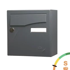 Boite aux lettres Préface compact Gris anthracite mat RAL 7016M
