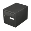 Boite aux lettres Préface 1 porte Noir décor RAL 9005D