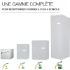 Boite aux lettres Préface 1 porte Gris clair brillant RAL 7035B