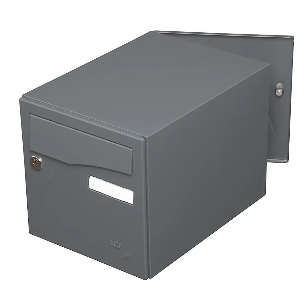 Boite aux lettres Préface 2 portes Gris anthracite RAL 7016M